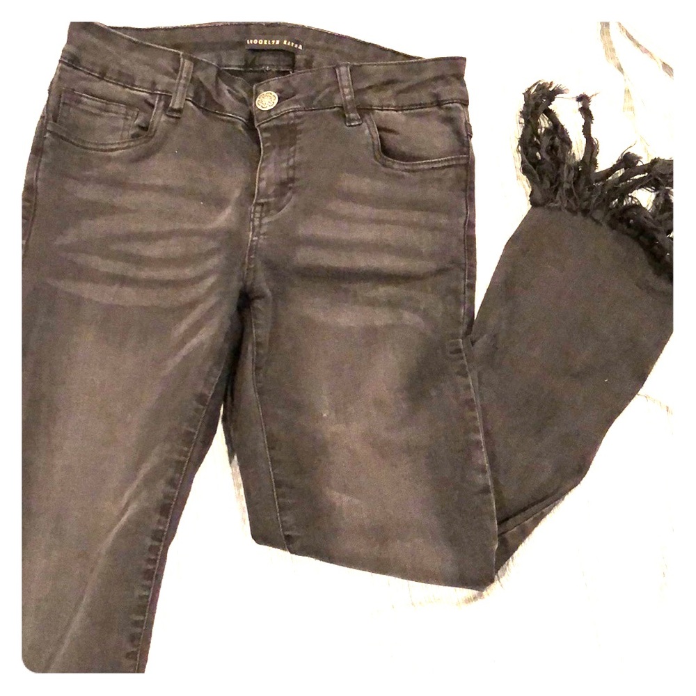 Black flair jeans